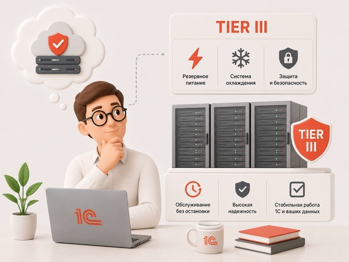 Что такое Tier-III дата-центр и почему это важно для вашей 1С