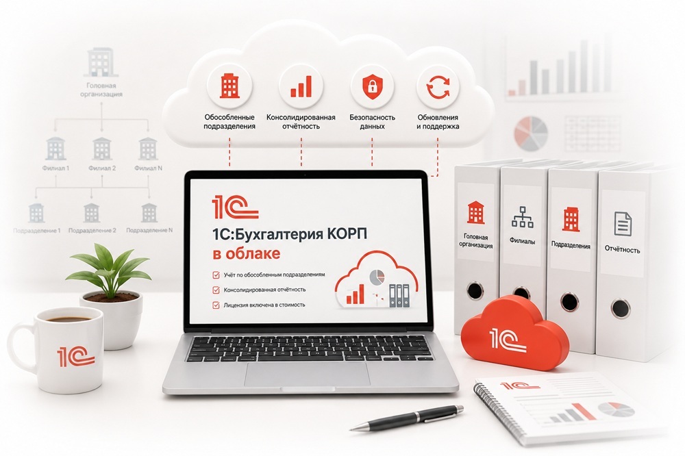 1С:Бухгалтерия КОРП в облаке